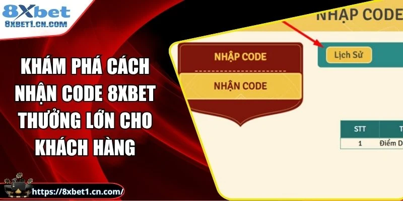 cách nhận code 8Xbet